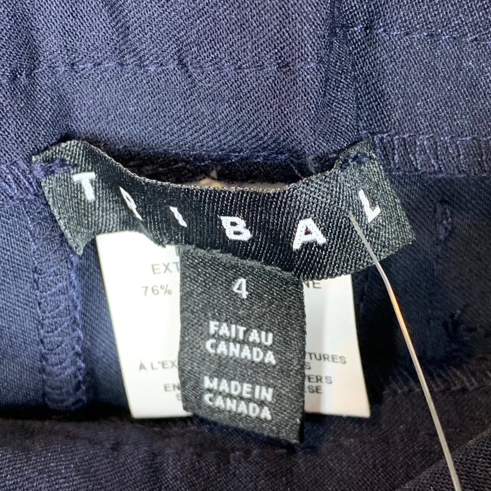 NWT Tribal Fia Blue Cuffed Straight Pants 4 - Picture 4 of 7